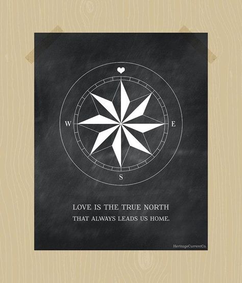 1000+ ideas about True North on Pinterest | Hand lettering fonts ... True North Quotes, True North Tattoo, 6 Feet Under, Outdoor Survival Gear, Chalkboard Print, True North, Super Quotes, Family Print, Love Family