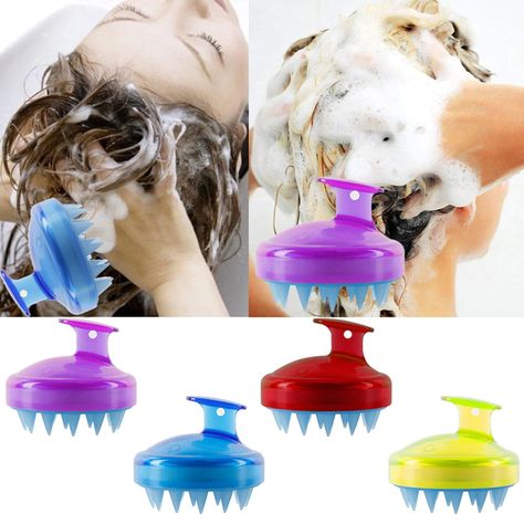 Silicone Head Body To Wash Clean Care Hair Root Itching Scalp Massage Comb Shower Brush Bath Spa Anti Dandruff Shampoo|Combs| - AliExpress Scalp Brushing, Exfoliating Brush, Hair Massage, Shampoo Brush, Scalp Shampoo, Anti Dandruff Shampoo, Dandruff Shampoo, Magic Hair, Head Massage