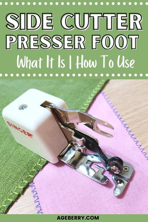 Presser Feet Guide How To Use, Overlocking Stitch, Singer Overlock, Sewing Machine Feet Guide, Machine Stitches, Sewing Machine Stitches, Sewing Tutorials Bags, Sewing Tricks, Start Sewing