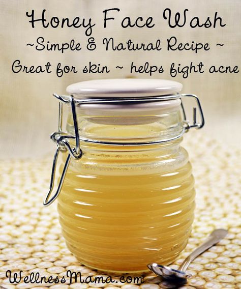 Homemade Honey Face Wash for Smooth Skin Naturally. Use this method in the AM and the Oil Cleansing method in the PM Honey Face Wash, Oil Cleansing Method, Basic Skincare, Honey Face Mask, Wellness Mama, Skin Care Routine For 20s, Honey Face, Homemade Lotion, Home Remedies For Hair