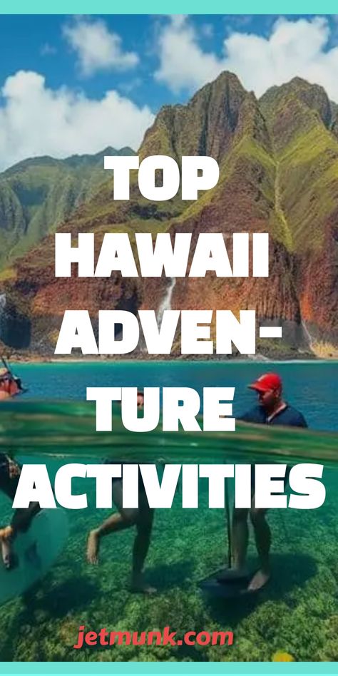 Hawaii Adventure Guide: Top Activities for Thrill-Seekers Hiking Hawaii, Hawaiian Activities, Hawaii Adventures, Destination Travel, Big Wave Surfing, Hawaii Destinations, Visit Hawaii, Hawaiian Vacation, Adventure Guide