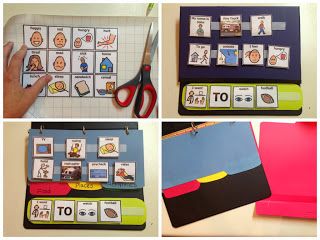 DIY OT Student: DIY Picture Exchange Communication System (PECS) Pecs Board, Pecs Communication Book, Pec Cards, Pecs Book, Pecs Communication, Picture Exchange Communication System, Pecs Pictures, Augmentative Communication, Communication Book