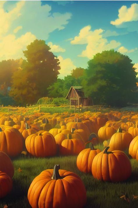 🖥️High-Resolution Digital Wallpaper | Compatible With MAC + Windows 🖥️ Autumn Cartoon Wallpaper, Wallpaper Fall Autumn, Autumn Desktop Wallpaper, Equinox Day, Desktop Wallpaper Fall, Pumpkin Field, Pumpkin Wallpaper, Wallpaper Fall, Autumnal Equinox