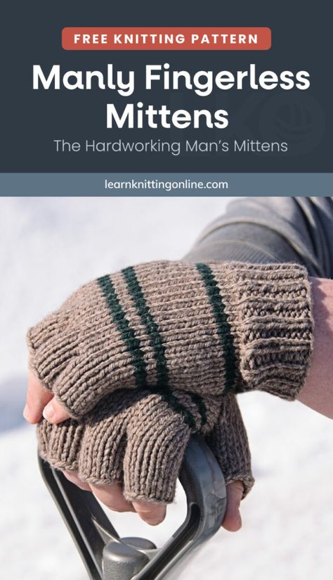 Mittens Knitting Pattern Free, Fingerless Mittens Knitting Pattern, Fingerless Mittens Knit, Mittens Knitting Pattern, Fingerless Mittens Pattern, Gloves Knitting, Winter Knitting Patterns, Knitting Gloves Pattern, Fall Knitting Patterns