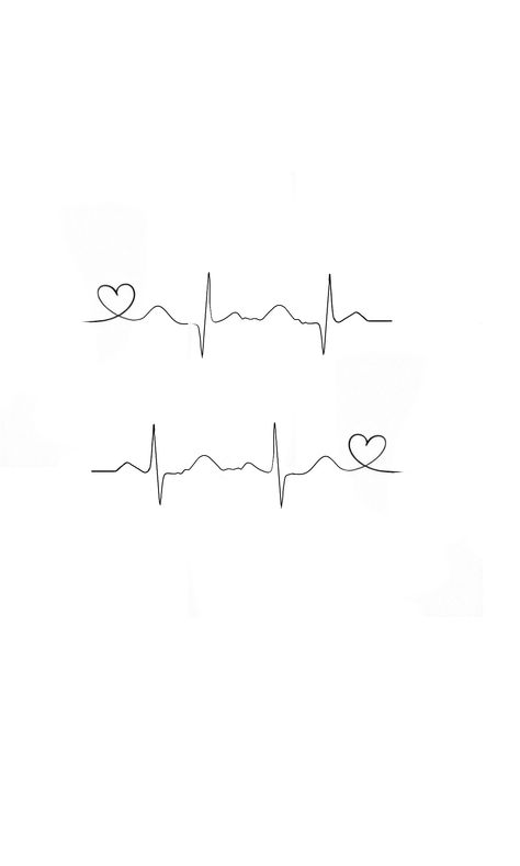 Heartbeat Couple Tattoo, Heartbeat Wrist Tattoo, Heart And Stethoscope Tattoo, Pulse Line Tattoo, Heartbeat Tattoo Placement Ideas, Heartbeat Finger Tattoo, Heartbeat Name Tattoo Ideas, Heart And Heartbeat Tattoo, Rose Heartbeat Tattoo