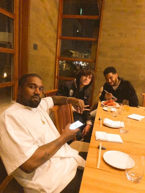 Kanye West, Timothee Chalamet, & Pete Davidson stepped out to celebrate Kid Cudi's birthday 🎂 Kid Cudi Kanye West, Maroon 5 Lyrics, Drake Lyrics, Hip Hop Quotes, Rap Lyrics Quotes, Rap Quotes, Famous Movie Quotes, Timmy T, Historical Quotes