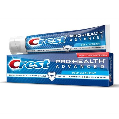 Crest Pro-health Advanced Deep Clean Mint Toothpaste - 5.1oz : Target Crest White Strips, Crest Toothpaste, Mint Toothpaste, Stronger Teeth, Best Teeth Whitening, Whitening Kit, Teeth Whitening Kit, Sensitive Teeth, Deep Clean