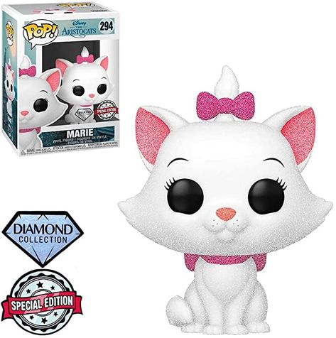 Amazon.com: Funko Disney Diamond Collection The Aristocats Pop! Marie Vinyl Figure Hot Topic Exclusive : Toys & Games Pichu Pokemon, Игрушки Funko Pop, Best Funko Pop, Aristocats Marie, Funko Pop Dolls, Funk Pop, Gata Marie, The Aristocats, Funko Pop Collection