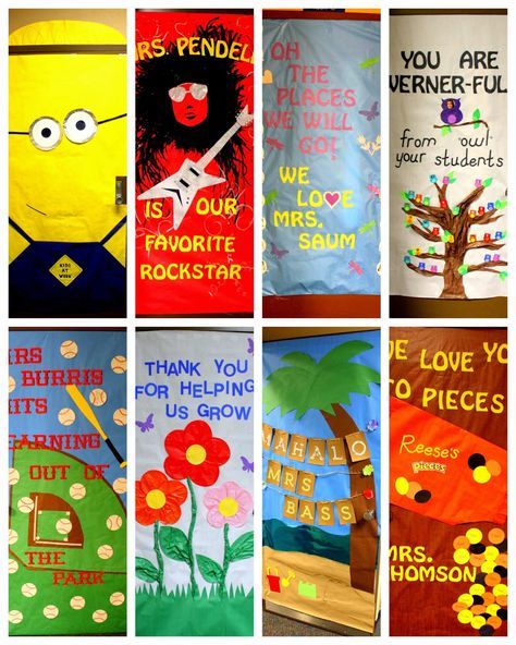 Crafty Sisters: Teacher Appreciation Door Decorations 2014 Appreciation Activities, Appreciation Themes, Teacher Gifts Diy, Classroom Parent, Teacher Appreciation Door, Teacher Appreciation Door Decorations, Joy School, Teacher Door Decorations, Teacher Appreciation Themes