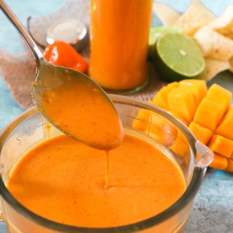 Habanero Mango Sauce, Mango Hot Sauce Recipe, Mango Hot Sauce, Mango Habanero Hot Sauce, Habanero Hot Sauce Recipe, Habanero Recipes, Hot Sauce Recipe, Habanero Sauce, Chili Mango