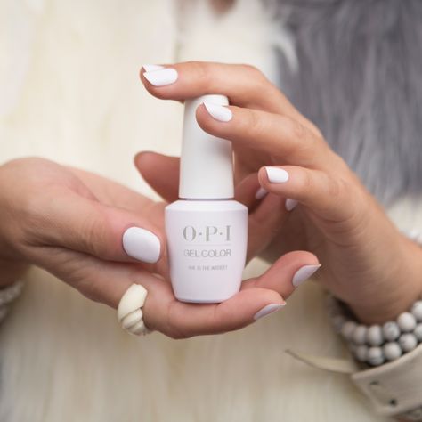 Classic White Nails, Opi White, White Gel Polish, Nail Polish Opi, Shellac Nail Art, New Years Eve Nails, Nail Pictures, White Nail Polish, White Polish