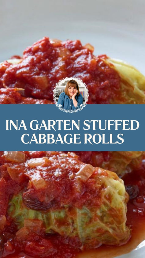 Ina Garten Stuffed Cabbage Rolls Ina Garten Cabbage Rolls, Ina Garten Stuffed Cabbage Rolls, Galumpki Recipe Cabbage Roll, German Stuffed Cabbage Rolls, Cabbage Roll Skillet Recipe, What To Serve With Cabbage Rolls, Polish Cabbage Rolls Recipe, Dinner Ideas With Cabbage, Stuffed Cabbage Rolls Crockpot