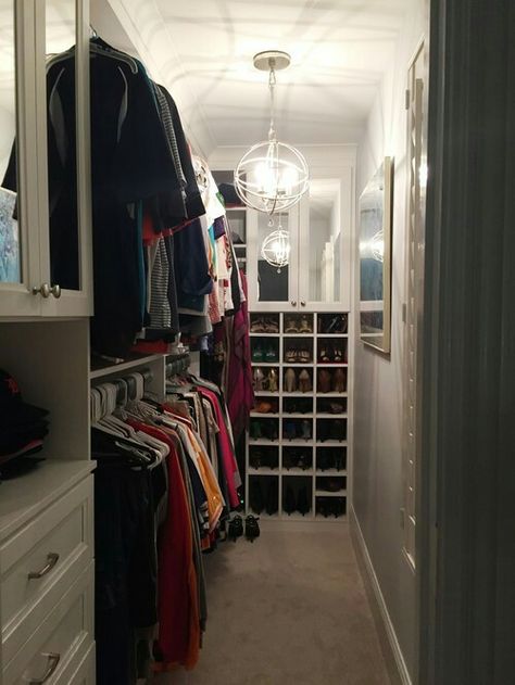 4x10 closet Bedroom Remodel Ideas, Narrow Closet, Bedroom Remodeling, Guest Bedroom Remodel, Kids Bedroom Remodel, Small Bedroom Remodel, Walk In Closet Design, California Closets, Closet Remodel