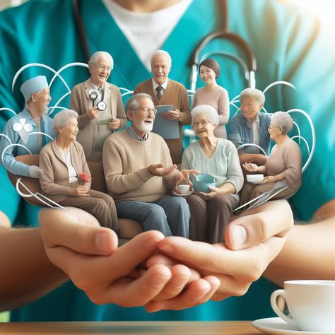 In an era where the global population of elderly individuals continues to rise, the integration of community... Elderly Health, Chronic Disease Management, Hospital Logo, Global Population, Feeling Of Loneliness, Senior Health, Health Management, Elderly Care, Chronic Condition