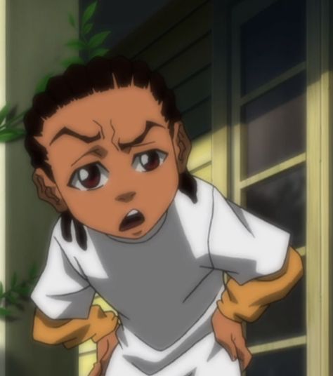 The Boondocks Cartoon, Boondocks Drawings, Dope Cartoons, The Boondocks, Black Cartoon Characters, Swag Cartoon, Cartoon Profile, Dope Cartoon Art, Cartoon Profile Pictures