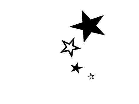 White Star Tattoo, Simple Girl Tattoos, Small Star Tattoos, Stars Background, Tattoo Background, Star Tattoo Designs, Night Stars, Tattoo Templates, Star Tattoo