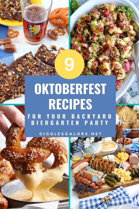 9 Oktoberfest Recipes for Your Backyard Biergarten Party October Fest Party Ideas, Octoberfest Party Ideas, Oktoberfest Appetizer, Backyard Bonfire Party, Butternut Squash Side Dish, Oktoberfest Recipes, German Appetizers, Traditional German Desserts, Oktoberfest Menu