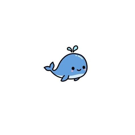 Cute Tiny Animals Drawings, Cute Doodles Frog, Blue And Purple Wallpaper Aesthetic, Ikan Aesthetic, Whale Kawaii, Blue Doodles, Cute Small Drawings, Cartoon Sea Animals, Cartoon Whale