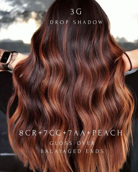 Spring Hair Color Trends, Red Copper Hair Color, Cinnamon Hair, Redken Hair Color, Redken Hair Products, Hair Color Formulas, Spring Hair Color, Copper Hair Color, Hair Color Auburn