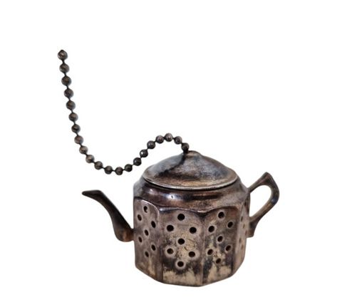 Vintage tea strainer, made in England tea strainer, Miniature Hinged Teapot Tea Infuser Strainer, gift for tea lover, Tea Infusers, Tea Strainers, Vintage Housewife, Tea Makers, Tea Strainer, Tea Infuser, Vintage Tee, Small Things, Vintage Tea