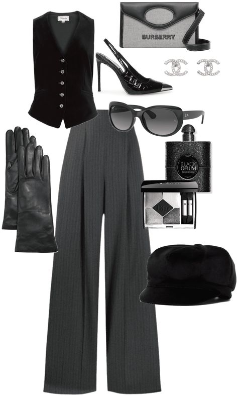 All Black Outfit Ideas Classy, Casinocore Outfit, Maneater Dress, Mafia Inspired Outfits, Goth Elegant Outfit, Mafia Theme Outfit, Maneater Outfit, Villain Era Outfits, Maneater Aesthetic Outfits