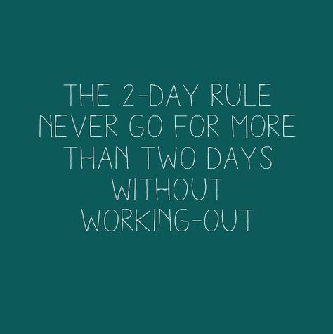 Remember that “Success is the sum of small efforts, repeated day in and day out.” Fitness, like excellence, is a habit, or a matter of developing greatness through practice—not something that comes all at once, but strengthened by degree as often as it is applied. So, do your best to practice the ‘2 Day Rule’ with regard to your exercise routine: try to never go more than 2 days without a good workout. Health Motivation, Healthy Fitness, I Work Out, Daily Motivation, Fitness Quotes, Healthy Happy, Kettlebell, Get In Shape, Fitness Diet