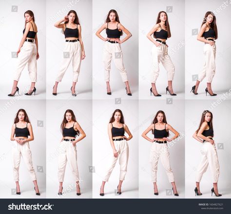 Woman Photoshoot Poses, Female Portrait Poses, Poses Modelo, Models To Draw, Pose Model, Headshot Poses, Senior Photo Outfits, Fashion Model Poses, Studio Photography Poses