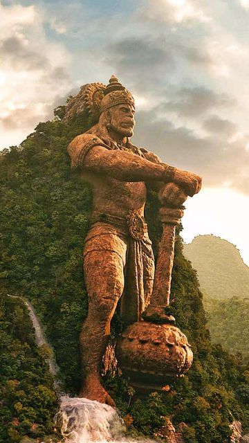 Hanuman Statue iPhone Wallpaper Statue Wallpaper, Hanuman Statue, Hanuman Hd, Hanuman Ji Wallpapers, Hanuman Hd Wallpaper, Photoshop Backgrounds Backdrops, Bajrang Bali, Galaxy Images, Hanuman Photos