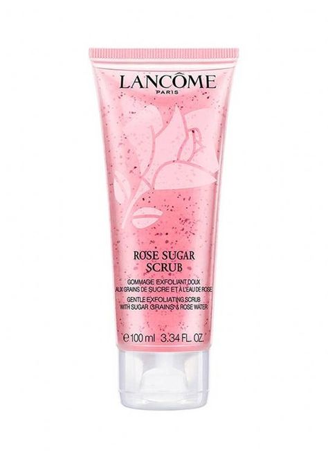 Lancôme Rose Sugar Exfoliating Scrub Rose Sugar Scrub, Lancome Rose, Exfoliating Face Scrub, Scrub Corpo, Face Scrub Homemade, Lip Exfoliator, Kevin Murphy, Exfoliating Scrub, Mascara Facial