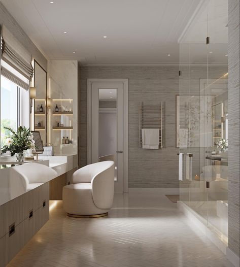 Luxury Master Bathrooms Mansions, Best Master Bathrooms, Master Bathrooms Luxury Modern, Bathrooms Luxury Modern, Dream Master Bath, Ultra Modern Bathroom, Master Bathrooms Luxury, Bathroom Modern Luxury, Modern Master Bathrooms