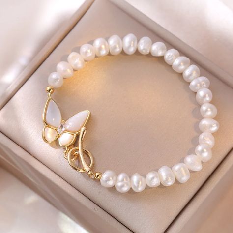 Stainless Steel Freshwater Pearl Necklace Set Shell Freshwater Pearl Bracelet Micro Inlay Set OT Pearl Necklace Set, Freshwater Pearl Bracelet, Freshwater Pearl Necklace, Freshwater Pearl Necklaces, Pearl Bracelet, Necklace Set, Fresh Water, Freshwater Pearls, Pearl Necklace