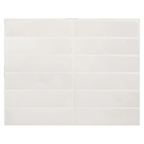 Morocco Essaouira Modern Stack White Peel and Stick Tile - Etsy Canada Self Adhesive Backsplash, Adhesive Backsplash, Backsplash Tile Design, Stick Tile Backsplash, Peel Stick Backsplash, Smart Tiles, Stick Backsplash, Tile Covers, Peel N Stick Backsplash