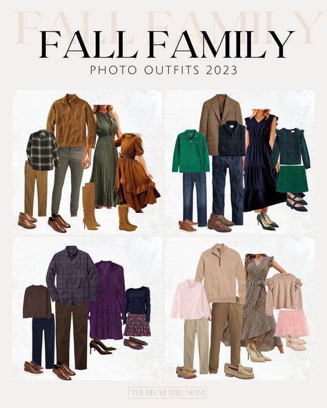 Family Picture Outfits 2023, Autumn Family Photoshoot Outfits 2023, Coordinated Family Outfits For Pictures, Blue Fall Family Pictures Outfits, Winter Family Photo Outfits Color Combos, Royal Blue Family Pictures Outfits, Green And Navy Family Photo Outfits, Green Fall Family Photo Outfits, Christmas Photo Shoot Outfits Family