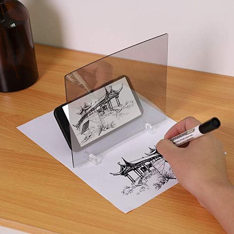 Optical Drawing, Beautiful Pencil Drawings, Mirror Drawings, Pencil Sketches Easy, Sketching Tools, Mum Gifts, Gifts Set, Astuces Diy, Mirror Reflection