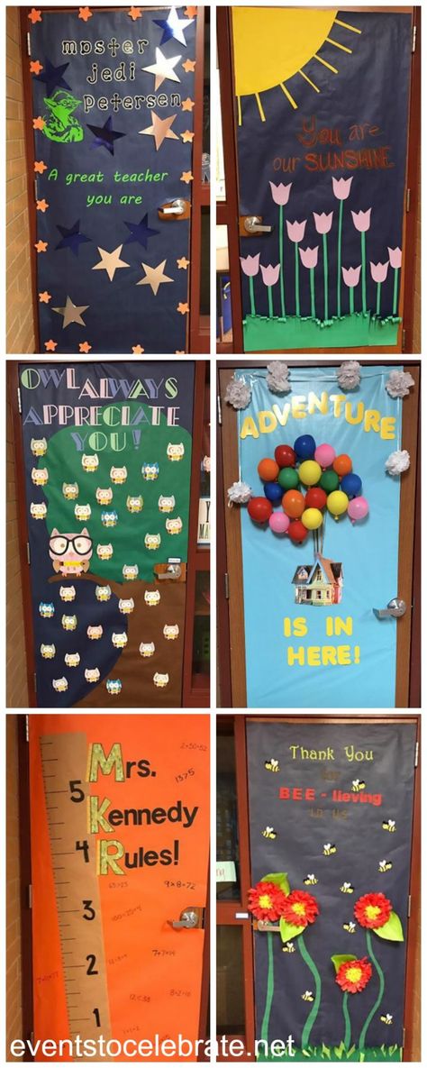 47 Teacher Appreciation Doors Teacher Appreciation Week Door, Teacher Appreciation Decorations, Teacher Appreciation Door, Teacher Appreciation Door Decorations, Teacher Appreciation Lunch, Classroom Holiday Crafts, Teacher Door Decorations, Teacher Appreciation Themes, Teacher Appreciation Doors