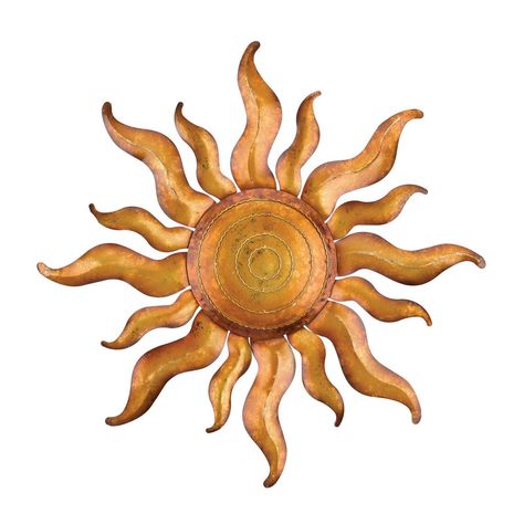 Metal Sun Wall Art, Art Soleil, Dorm Room Wall Decor, Sun Wall Decor, Outdoor Metal Wall Art, Sun Painting, Dorm Room Walls, Sun Designs, Sun Art