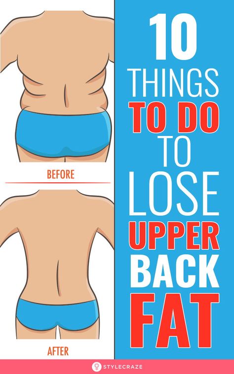 How To Get Rid Of Upper Back Fat In 3 Weeks: The good news is shedding upper back fat is easier than you think. Give it three weeks, and you can see a visibly toned upper back. Here are 10 things to do to lose upper back fat. #Weightloss #Health #Fitness #HealthCare Lose Back Fat, Side Fat, Back Fat Workout, Fitness Video, Back Fat, Reduce Body Fat, Lose 50 Pounds, Fat To Fit, Back Exercises