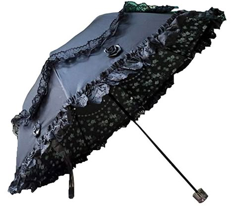 Make a Victorian Carriage Parasol Vampire Umbrella, Goth Parasol, Gothic Parasol, Genshin Sona, Goth Umbrella, Kawaii Umbrella, Goth Oc, Victorian Umbrella, Victorian Parasol