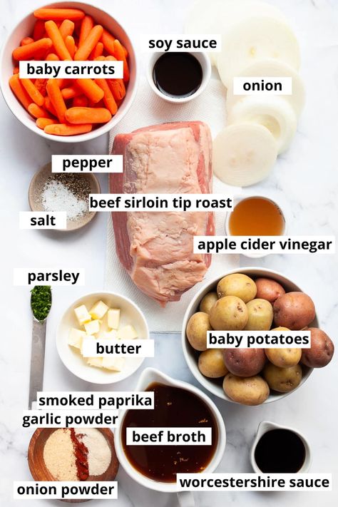 Top Sirloin Center Roast Recipes, Beef Loin Tip Roast Recipes, Sirloin Beef Roast Crock Pot, Recipes With Sirloin Tip Roast, Round Tip Roast Recipes Crock Pot, Beef Sirloin Tip Roast Crock Pot Recipes, Pork Sirloin Roast Recipes Crockpot, Sirloin Tip Roast Crock Pot Recipes, Sirloin Tip Crock Pot Recipes