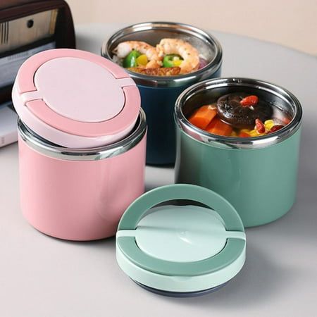 Kotak Bento, Soup Thermos, Lunch Box Thermos, Thermos Food Jar, Soup In A Jar, Kitchen Christmas Gifts, Breakfast Soup, Thermal Lunch Box, Steel Lunch Box