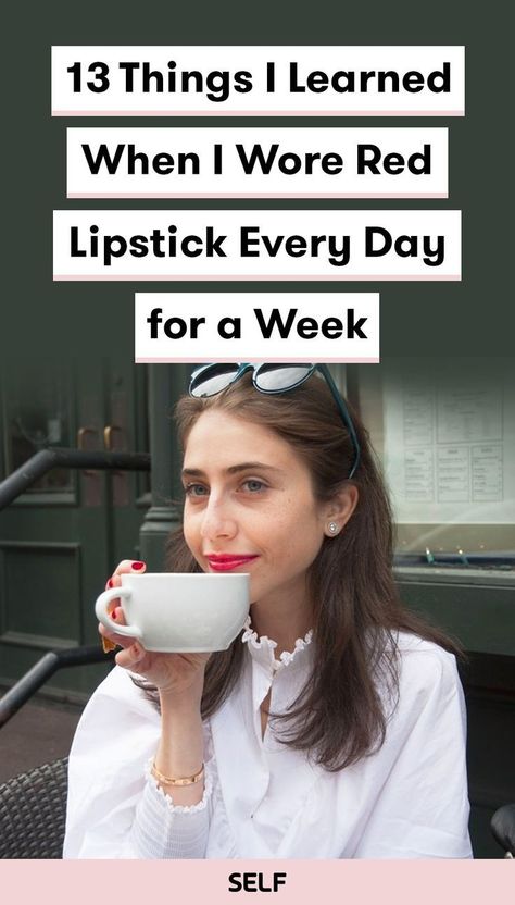 Oct 28, 2018 - From keeping cotton swabs handy to using a lip brush for more precise application, find out what lessons I learned wearing red lipstick for a week. Red Lips Outfit, Red Lipstick Outfit, Red Lipstick Makeup Looks, Red Lipstick Looks, Red Lips Makeup Look, Best Red Lipstick, Lipstick For Fair Skin, Red Lipstick Makeup, Bright Lipstick