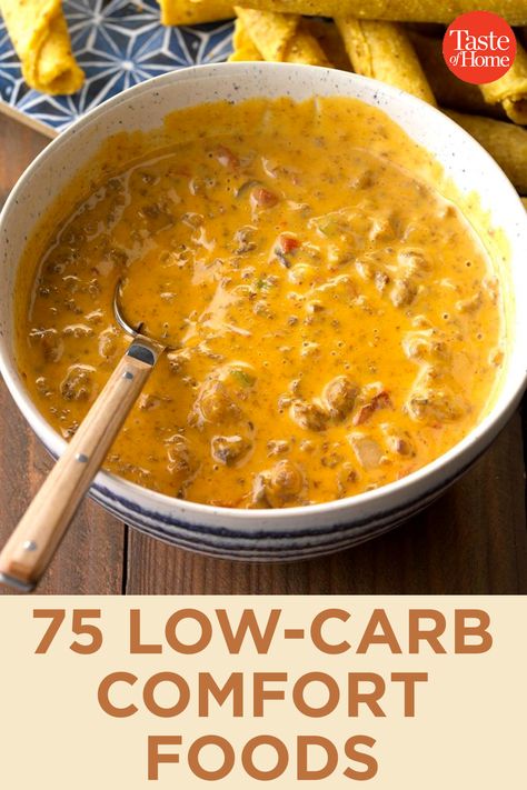 Cold Weather Low Carb Meals, Low Carb Versions Of Comfort Food, Low Carb Comfort Meals, Low Carb Weekend Meals, Low Carb Hearty Meals, Cozy Low Carb Dinner, Low Carb Cold Weather Recipes, Keto Comfort Food Dinners, Low Carb Southern Recipes