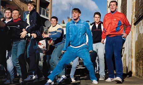 Nick Love's remake of The Firm features many primary-coloured tracksuits. Photograph: PR Football Hooliganism, Arbor, Football, Fashion Trends, American Football