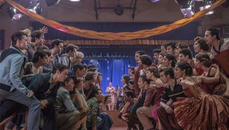 West Side Story at Monsignor King Hall Brooklyn - St. Thomas Aquinas Sports - filming location West Side Story 2021, West Side Story Movie, Corey Stoll, Annette Bening, Ansel Elgort, 20th Century Studios, Kenneth Branagh, Rita Moreno, Ralph Fiennes