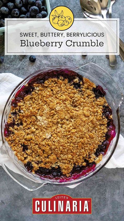 Need to bring something to a backyard bash when all you want is mad, crazy gratitude and an empty dish to take home? This blueberry crumble with a crumbly oatmeal cookie topping is your answer. Berry Crumble Recipe, Blueberry Crumble Recipes, Heart Healthy Desserts, Fruit Crisp Recipe, Berry Crisp, Fruit Crumble, Berry Crumble, Fruit Crisp, Blueberry Crumble