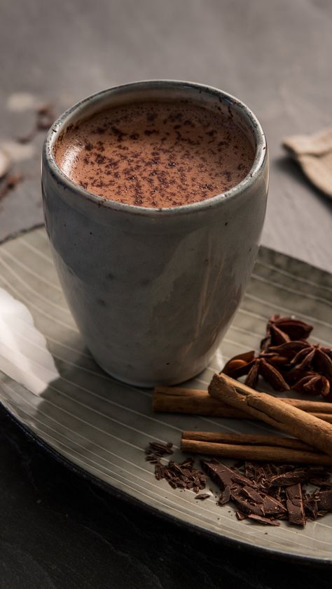 Hot chocolate by Jennifer Earle, perfect to warm up with after the bonfire Bonfire Treats, Hot Chocolate Aesthetic, Champurrado Recipe, Hot Cacao, Cinnamon Hot Chocolate, Hot Choco, Low Carb Drinks, Peppermint Hot Chocolate, Hot Chocolate Drinks