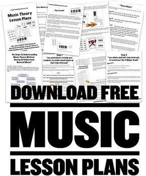 printable PDF music theory worksheets and lesson plans Teaching Music Theory, Keyboard Lessons, Music Theory Lessons, Music Theory Worksheets, Middle School Music, Homeschool Music, Elementary Music Lessons, Play The Piano, Music Lesson Plans