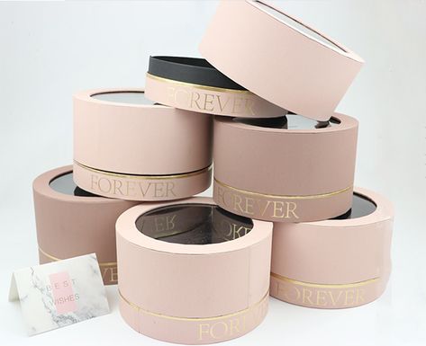 Round Packaging Design, Round Box Packaging, Luxury Jewelry Packaging Boxes, Preserves Packaging, Round Gift Box, Luxury Box Packaging, Roses Luxury, Flower Luxury, Round Gift Boxes