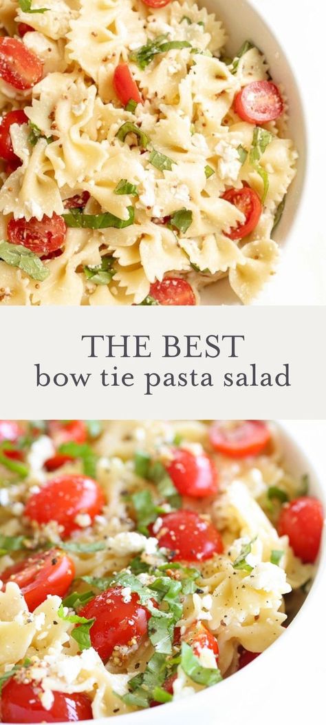 Light Pasta Salads, Lake Recipes, Bow Tie Pasta Salad, Bow Tie Pasta Recipe, Amazing Pasta, Chopped Salads, Bowtie Pasta Salad, Summer Pasta Salad Recipes, Bow Tie Pasta