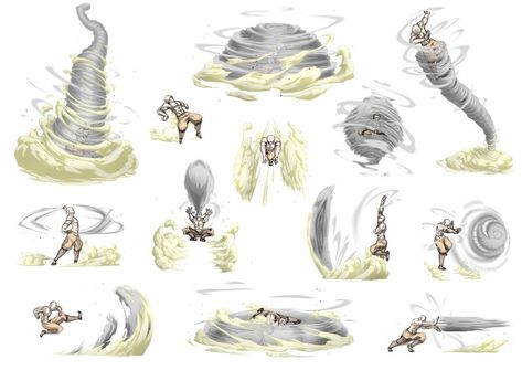 Airbending Poses, Avatar Airbending Poses, Magia Elemental, Avatarul Aang, Elemental Magic, Super Powers Art, Magic Design, Avatar The Last Airbender Art, Avatar Aang